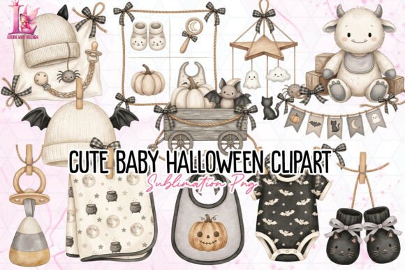 Download Cute Baby Halloween Clipart PNG - Baby Collection