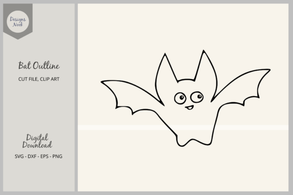 Download Baby Bat Outline SVG, Halloween Clipart - Baby Collection