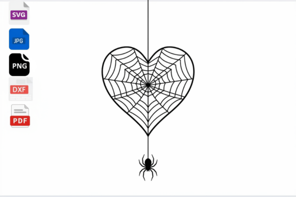 Download Heart Spider Web SVG Halloween Clipart - Svg halloween clipart Collection
