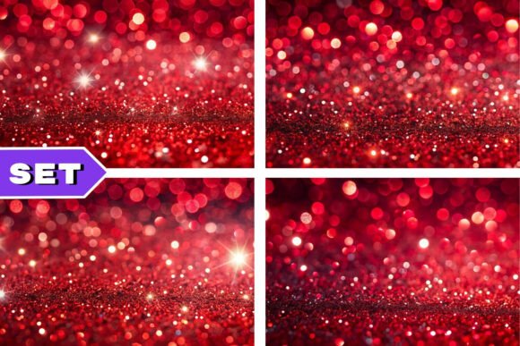 Download Set Red Glitter Background - Red glitter background Collection