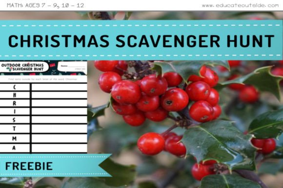Download Christmas Outdoor Scavenger Hunt - Premium Resources