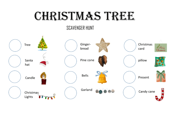 Download Christmas Tree Scavenger Hunt - Premium Resources