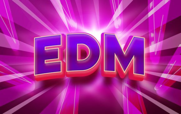 Download EDM Music 3d Editable Text Effect Style - Edm Collection
