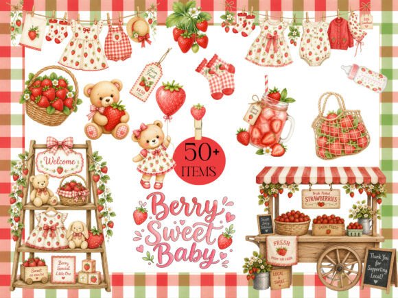 Download Strawberry Sweet Harvest Baby Collection - Baby Collection