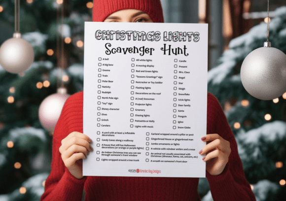 Download Christmas Lights Scavenger Hunt - Premium Bundle